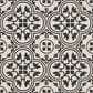Dal-Tile Memoir Petal Black 12" x 12" Ceramic Tile, , large