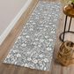 Dalyn Rug Company Soft Essentials Floral Gray 2"3" x 7"6" Indoor/Outdoor Runner, , large