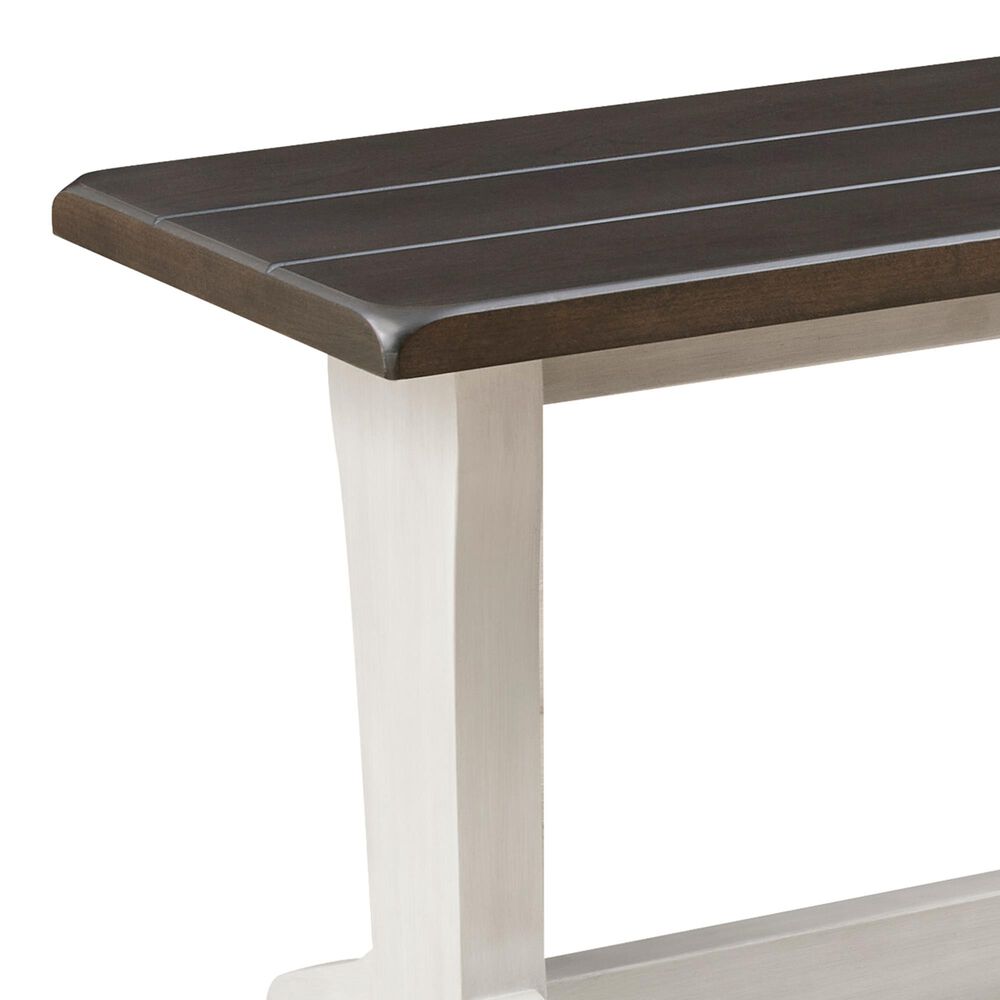 Ashley Darborn 62&quot; Bench in Light Gray and Brown Cherry, , large