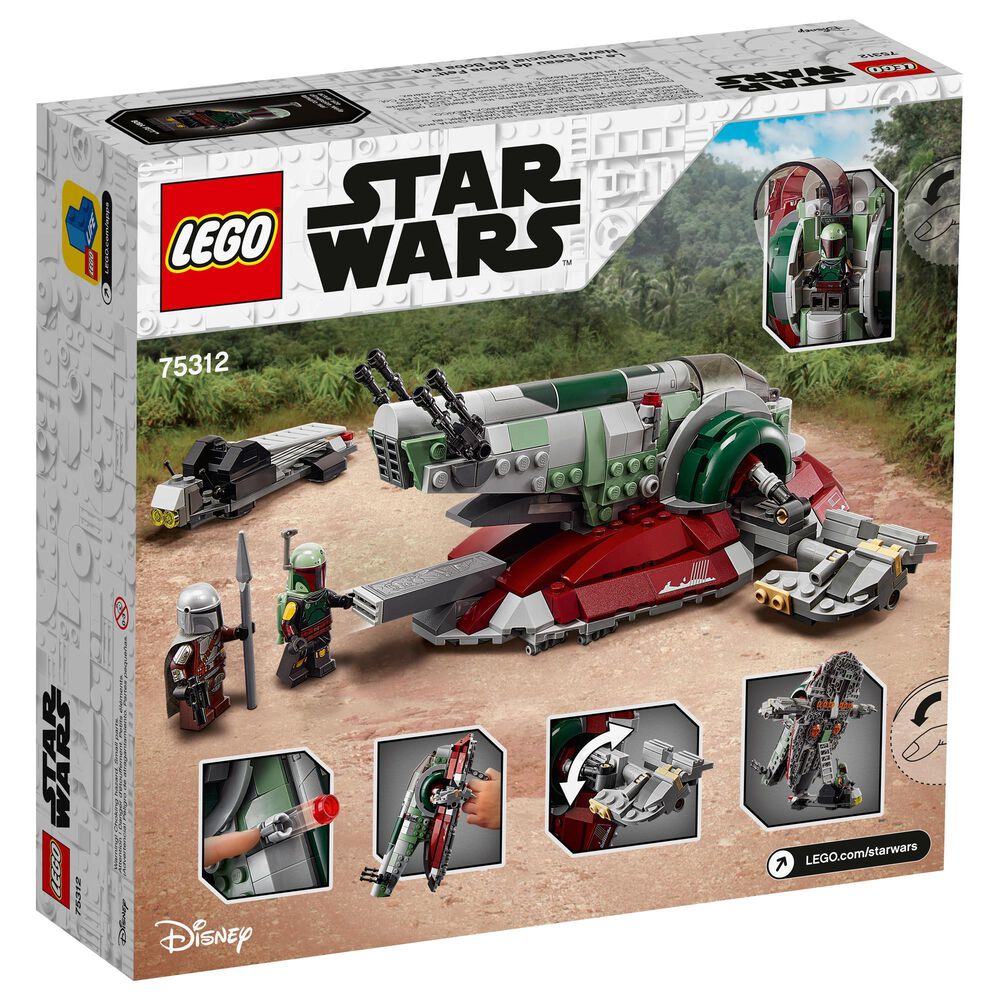 LEGO Star Wars Boba Fetts Starship Building Set, , large