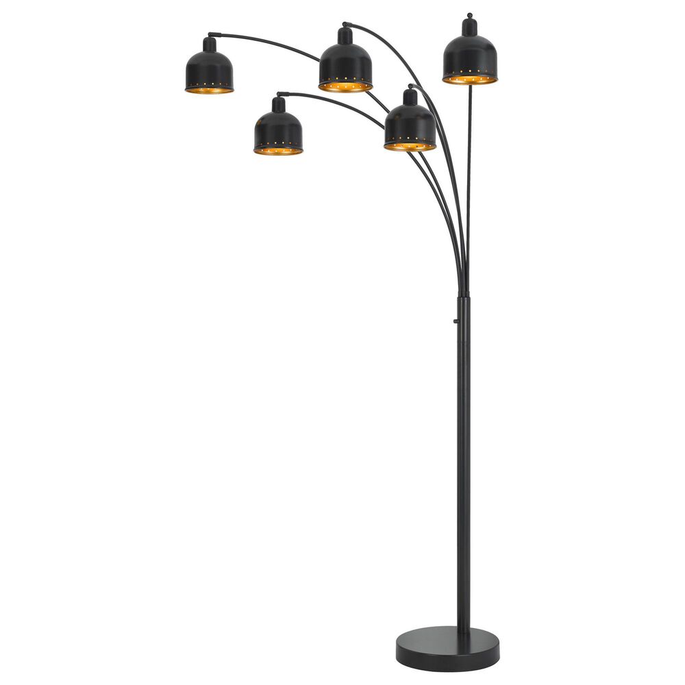 Cal Lighting Ellington 5 Lit arc floor lamp, , large