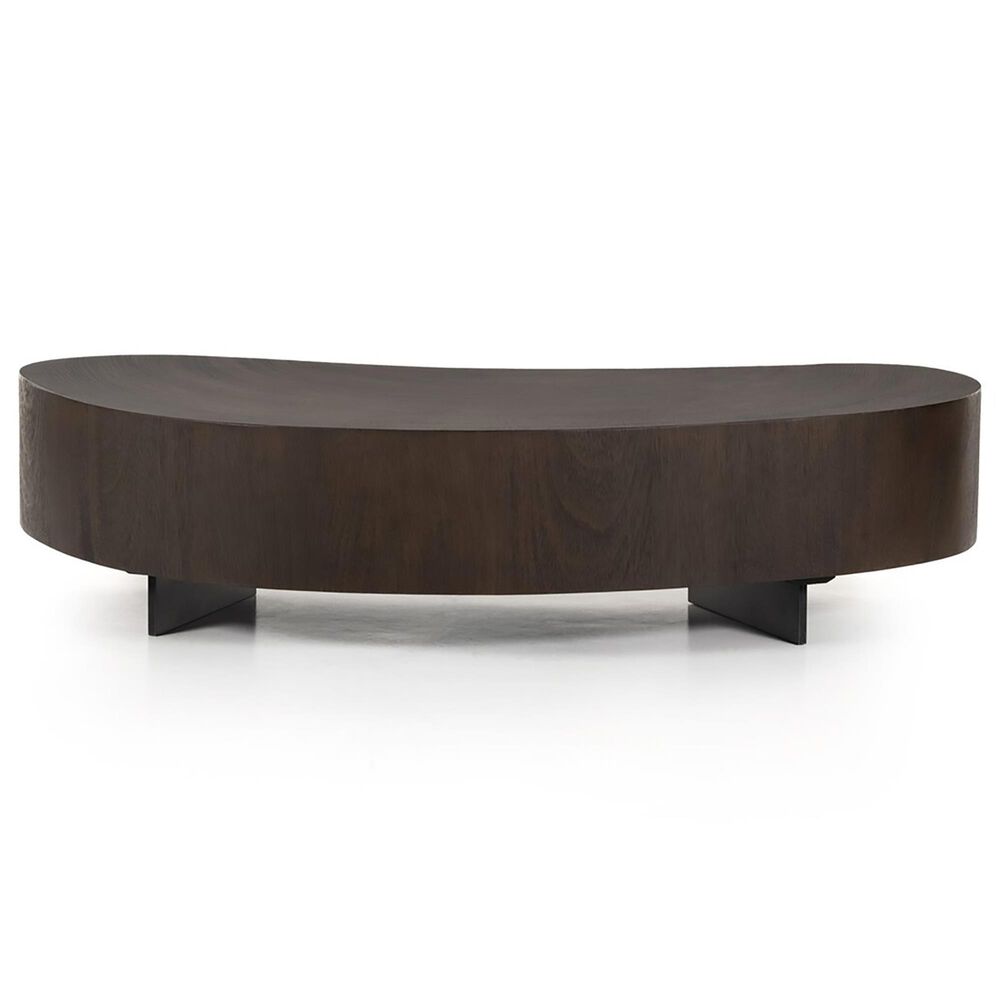 Four Hands Avett Short Coffee Table in Smoked Guanacaste and Dark Gunmetal, , large