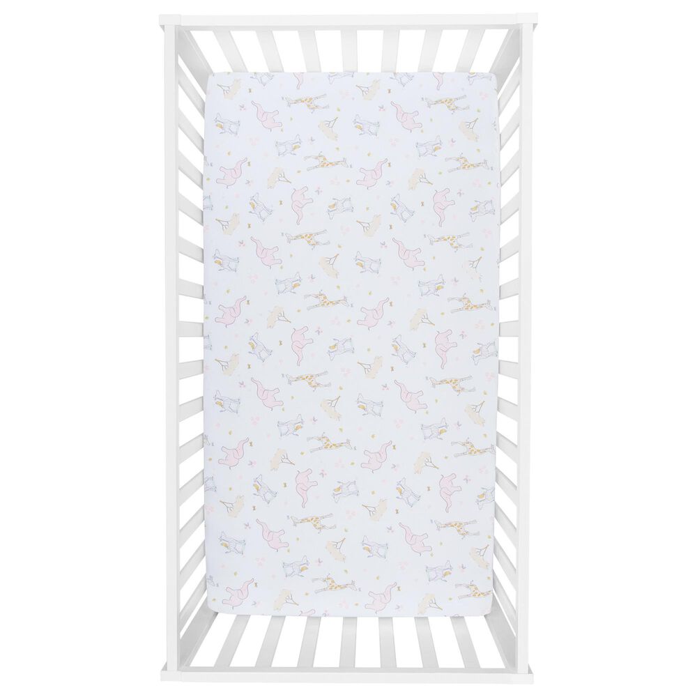 Trend Labs Sweet Safari 4-Piece Crib Bedding Set in Muted Peach, , large