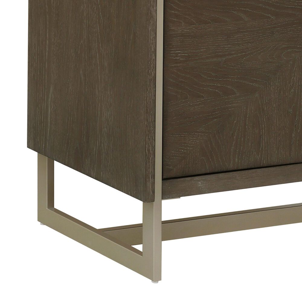 Drew and Jonathan Home Boulevard Door Chest in Dark Brown and Soft Champagne, , large