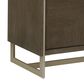 Drew and Jonathan Home Boulevard Door Chest in Dark Brown and Soft Champagne, , large
