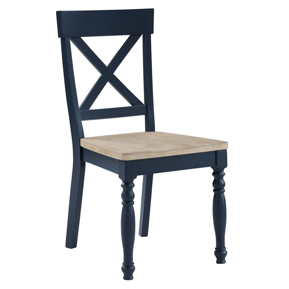 Steve Silver Darcy Dining Side Chair in Blue, , large