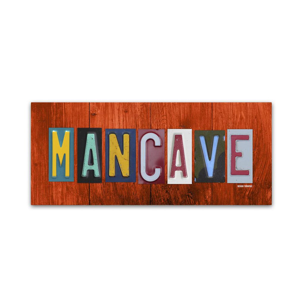 Timberlake Design Turnpike "Man Cave" Canvas Art 14X32, , large