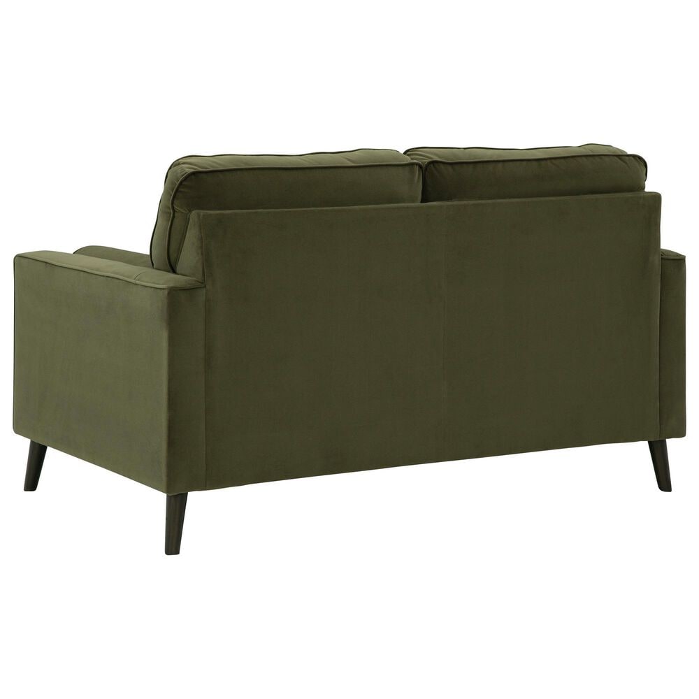37B Reveon Lakes Stationary Loveseat in Olive Velvet, , large