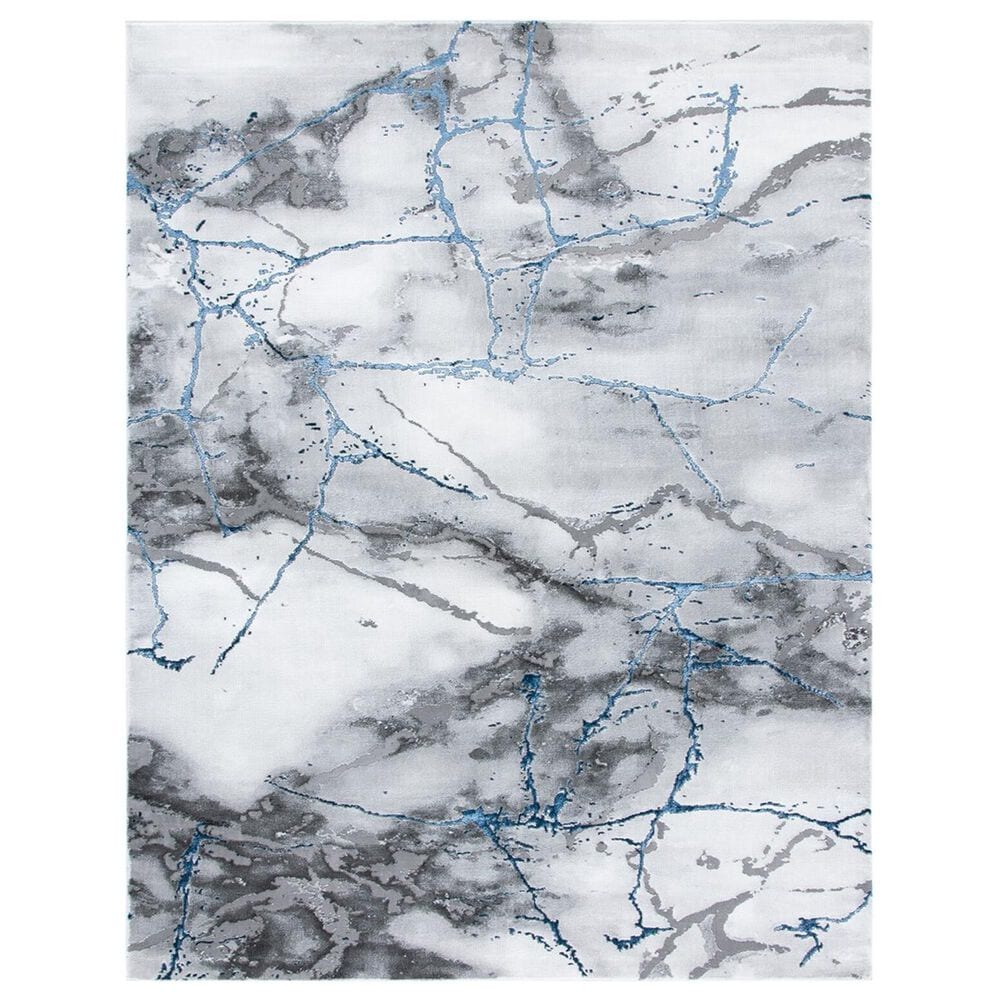 Safavieh Craft 8" x 10" Ivory Grey and Blue Area Rug, , large