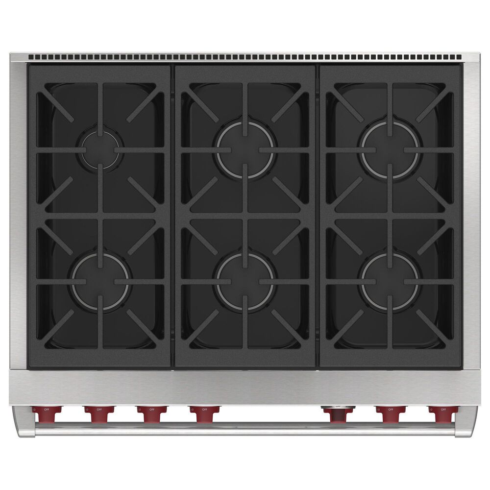 Wolf Appliances 6.3 Cu. Ft. Freestanding Dual Fuel Range with Natural Gas in Black, , large
