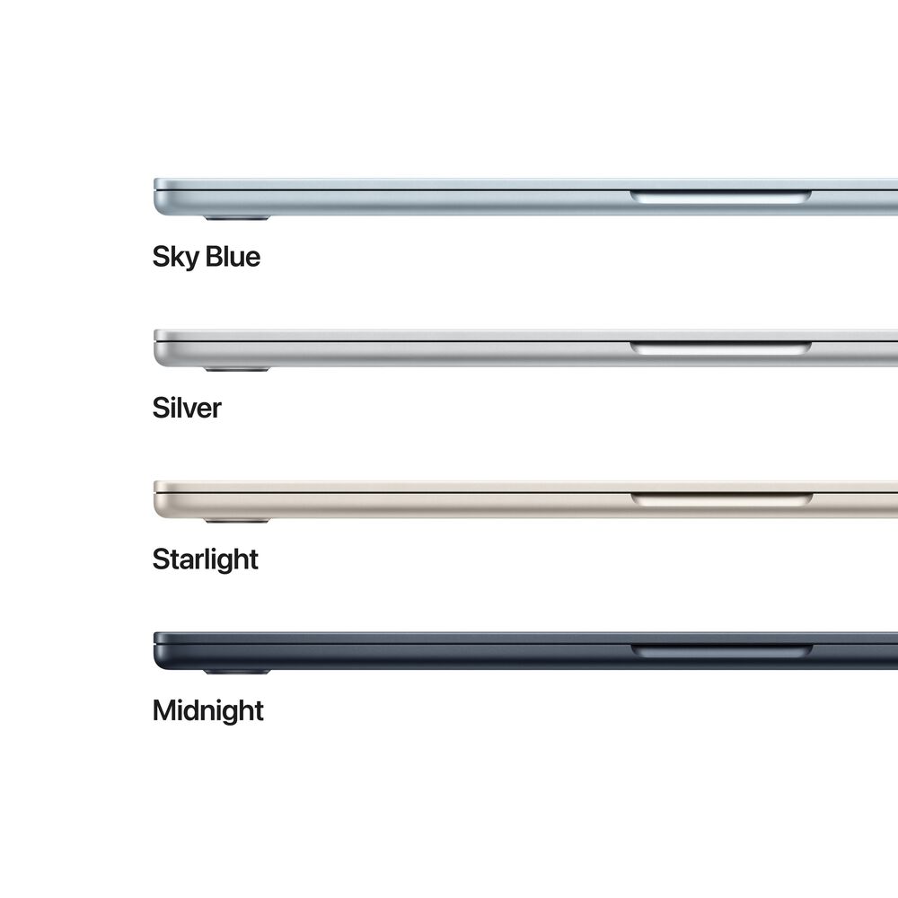 Apple MacBook Air 15-inch Laptop M4 chip - 10 Core CPU - 10 Core GPU - 16GB Memory - 512GB SSD - Midnight &#40;Latest Model&#41;, , large