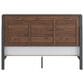 Ashley Fortlorn 3-Piece King Bedroom Set in Walnut Brown with LED Light, , large