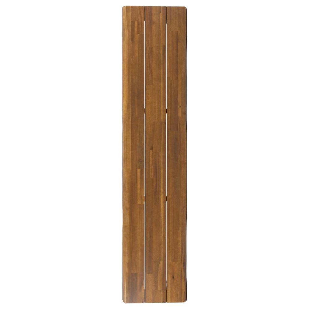 Hearth and Haven Zion Patio Bench in Teak and Black, , large