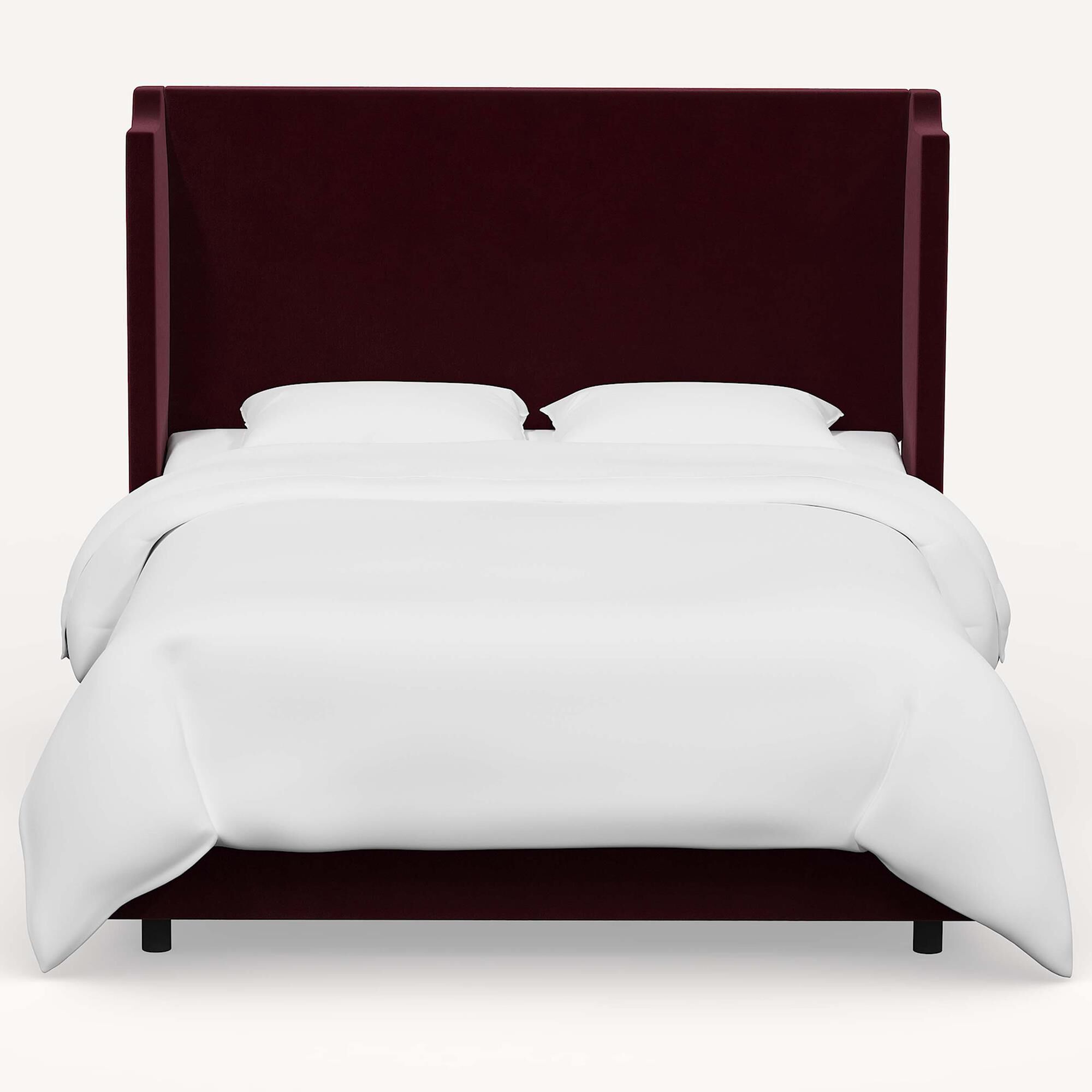 Wingback twin bed hot sale