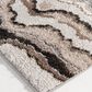 Central Oriental Structures Torrent Lime Springs 5" x 7"6" Grey and Brown Area Rug, , large