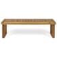 Hearth and Haven Nestor Patio Bench in Natural, , large