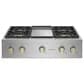 Monogram 36" Professional Gas Rangetop with 4 Burners and Griddle in Stainless Steel, , large