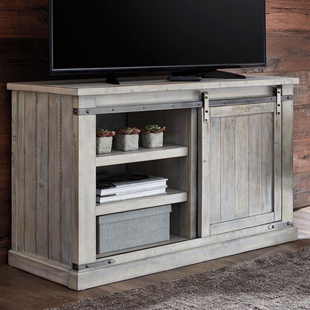 Signature Design by Ashley Carynhurst 50&quot; TV Stand in Whitewash, , large