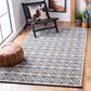 Safavieh Natura NAT477A 5" x 8" Ivory and Black Area Rug, , large