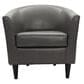 Overman International Corp Accent Chair in Rodeo Charcoal, , large