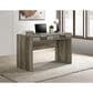 Crown Mark Rangley Writing Desk in Grey and Brown, , large