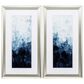 Propac "Blue Stroke Abstract" Wall Art in Blue (Set of 2), , large