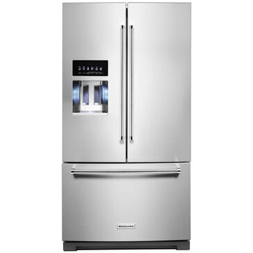 KitchenAid 26.8 Cu. Ft. French 3-Door Refrigerator in PrintShield Stainless Steel, , large