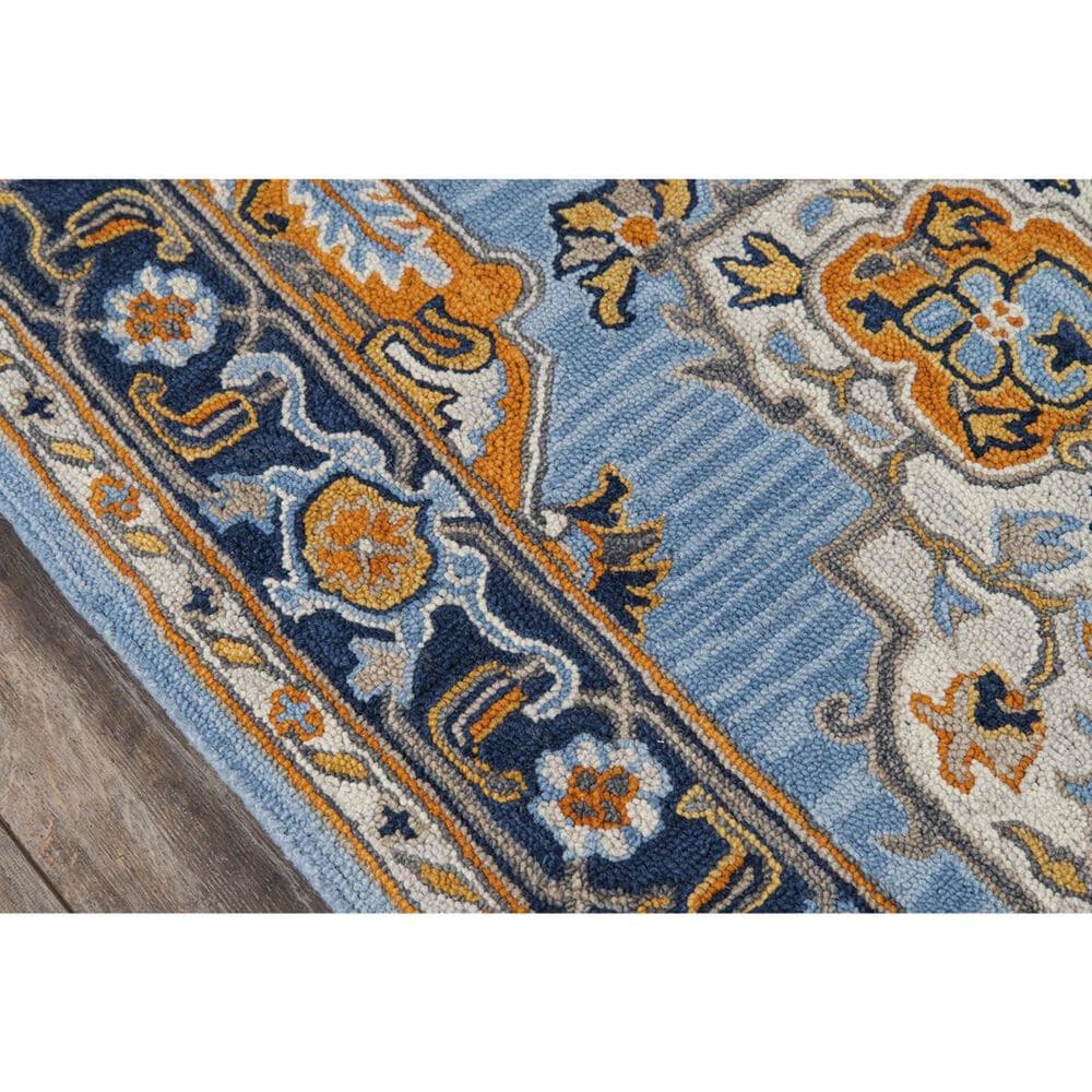 Momeni Ibiza IBI-01 6&#39; x 9&#39; Blue Area Rug, , large