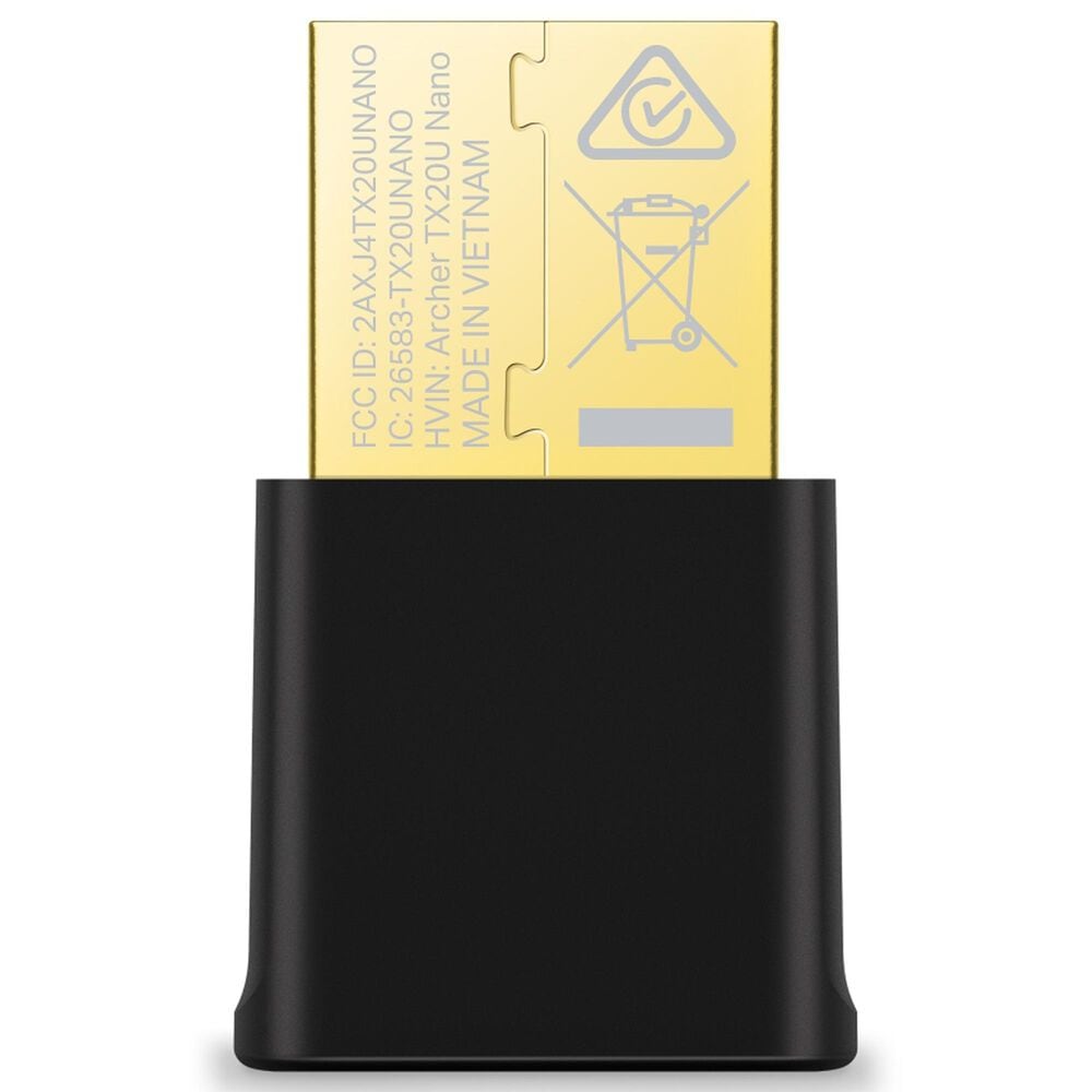 TP-Link AX1800 Nano Wi-Fi 6 Wireless USB Adapter in Black, , large