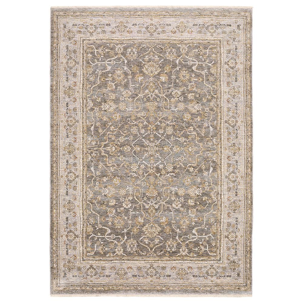 Oriental Weavers Maharaja Persian 40M 5"3" x 7"6" Beige and Grey Area Rug, , large
