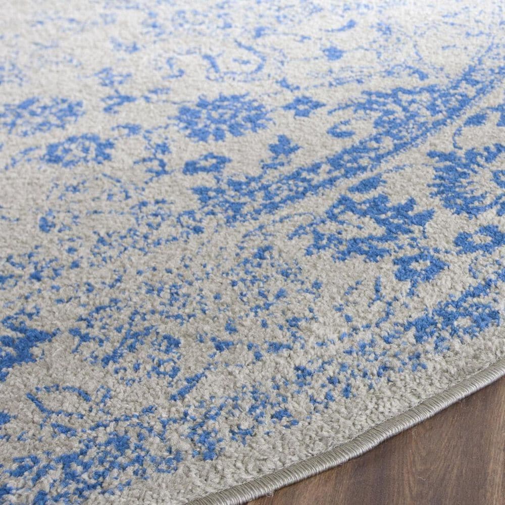 Safavieh Adirondack ADR109A-10R 10&#39; x 10&#39;  Grey/Blue Round Rug, , large