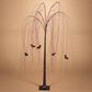 The Gerson Company 5" Willow Tree with Bats and Dual Color Lights in Black, , large