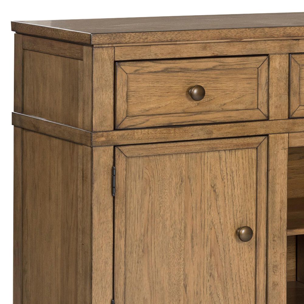Ashley Sharlance 81" XL TV Stand in Light Brown, , large