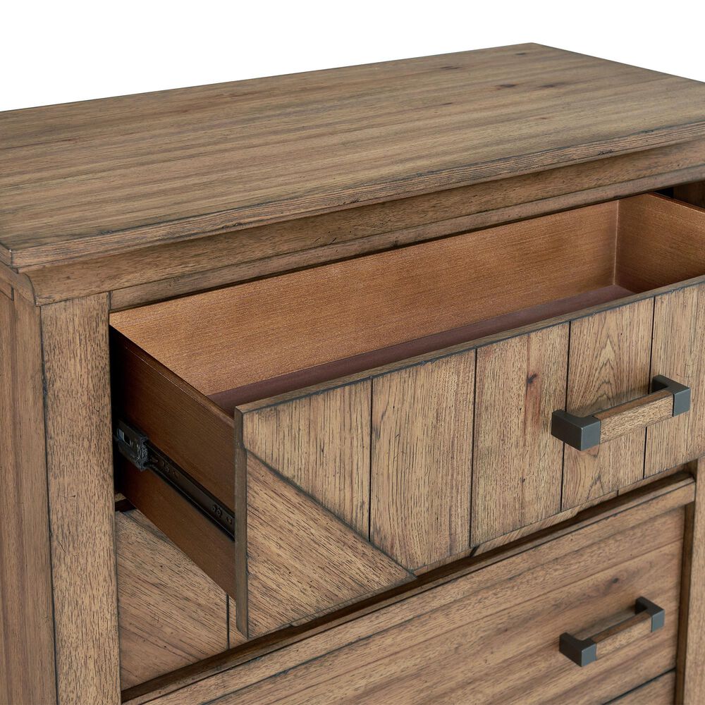 Sasha Lee Eagle River 5-Drawer Chest in Hickory, , large