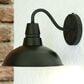Vaxcel Buena Park 1-Light Outdoor Wall Sconce in Vintage Black and Matte White, , large