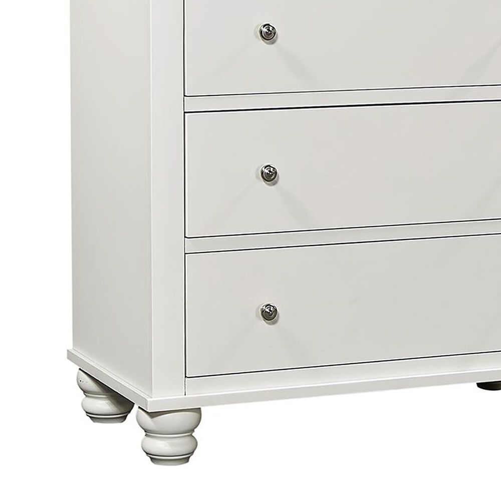 Riva Ridge Cambridge 5-Drawer Chest in White, , large