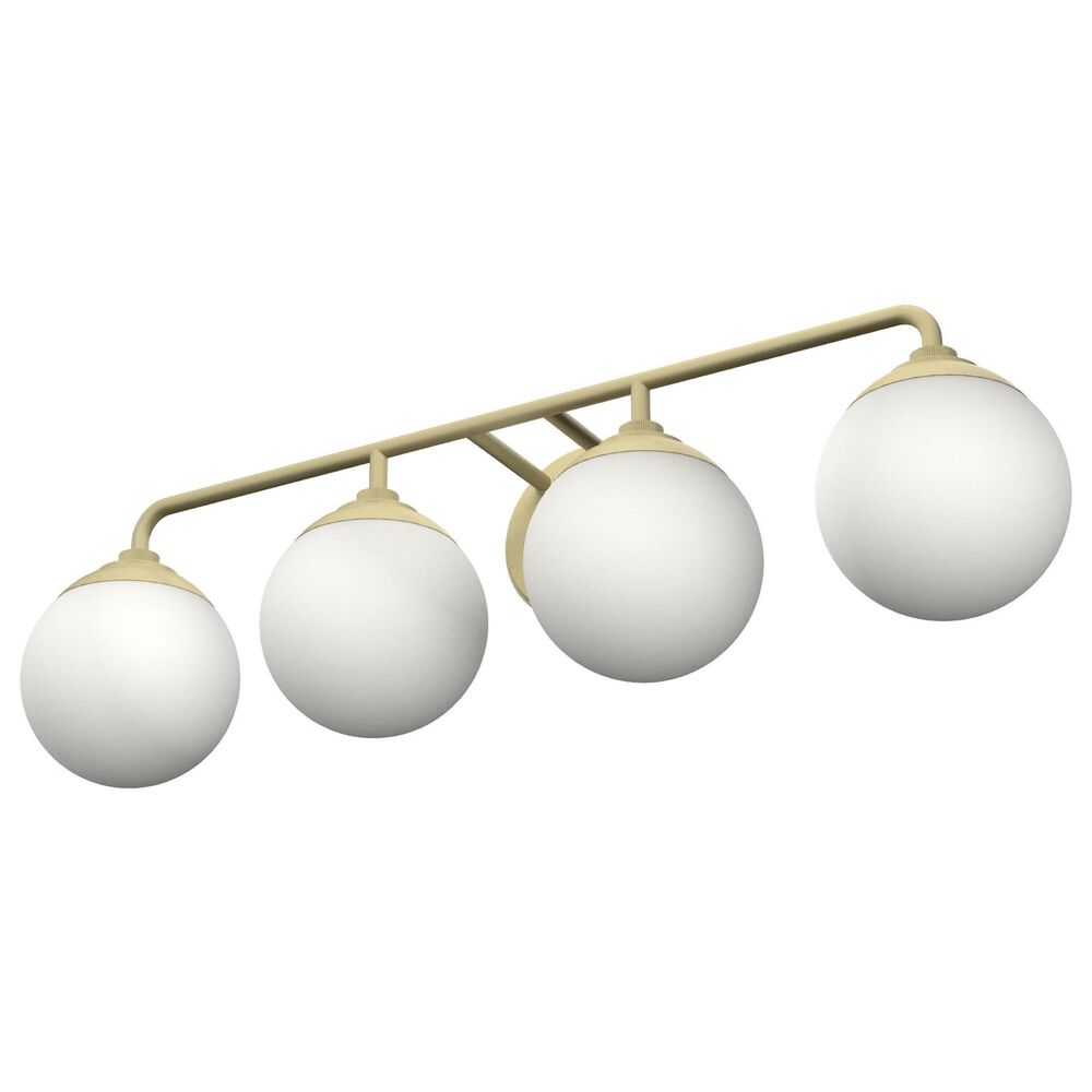 Hunter Hepburn 4-Light Vanity in Painted Modern Brass, , large