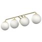 Hunter Hepburn 4-Light Vanity in Painted Modern Brass, , large