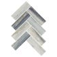 Dal-Tile Gamma Orange Burst 10"" X 15"" HERRING Natural Stone Mosaic Sheet, , large