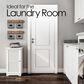 Timberlake Lavish Home Bathroom Storage Cabinet in White/Silver, , large