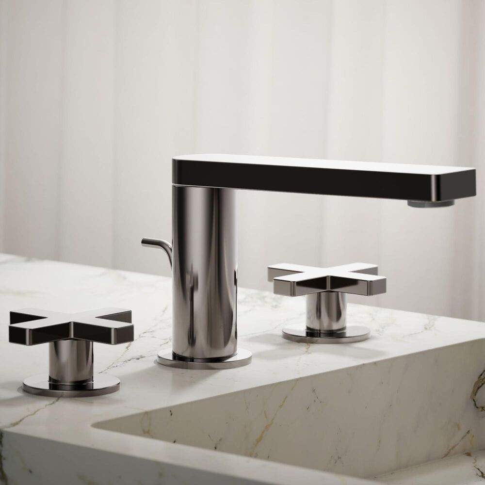 Kohler Composed Widespread Bathroom Sink Faucet with Cross handles in Vibrant Titanium, , large