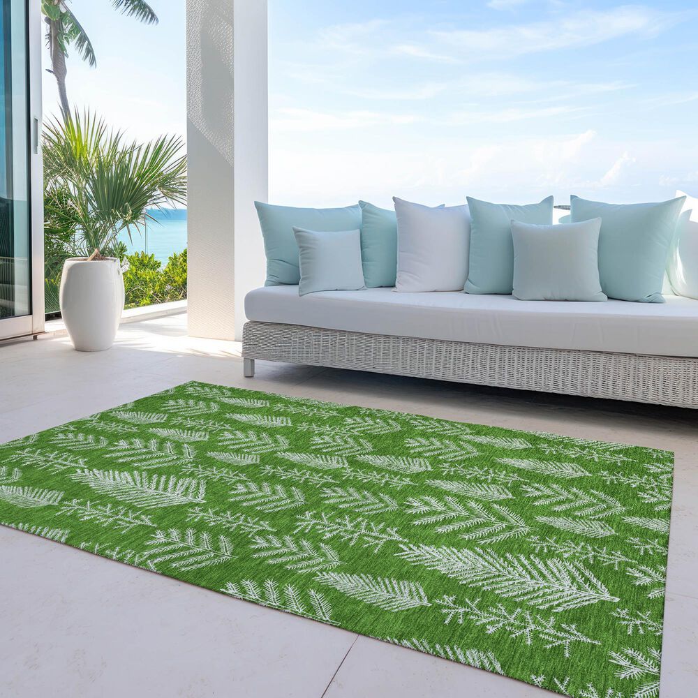 Dalyn Rug Company Wonderland WN21 3&#39; x 5&#39; Green Indoor/Outdoor Area Rug, , large