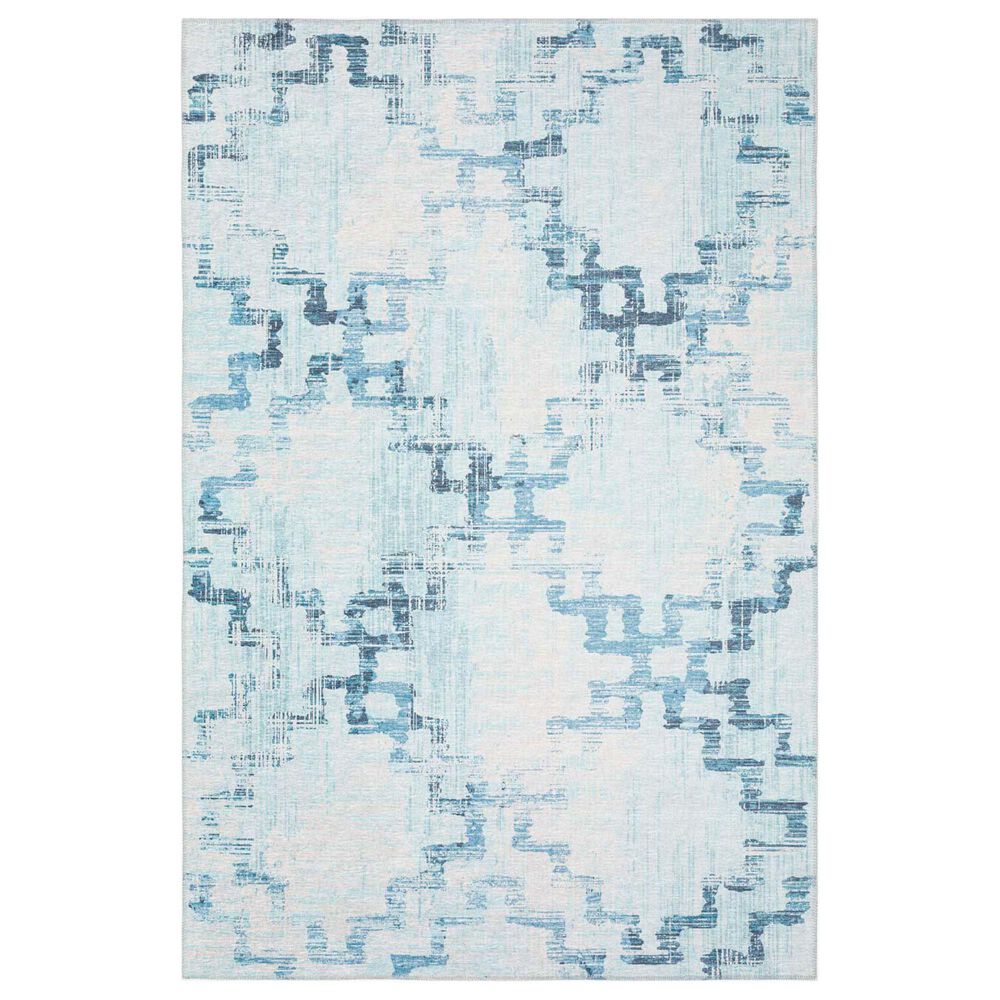 Dalyn Rug Company Sedona Geometric 2"3" x 10" Skydust Indoor/Outdoor Performance Runner, , large