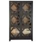 Hooker Furniture Big Sky 2 Door Display Cabinet in Black and Vintage Natural, , large