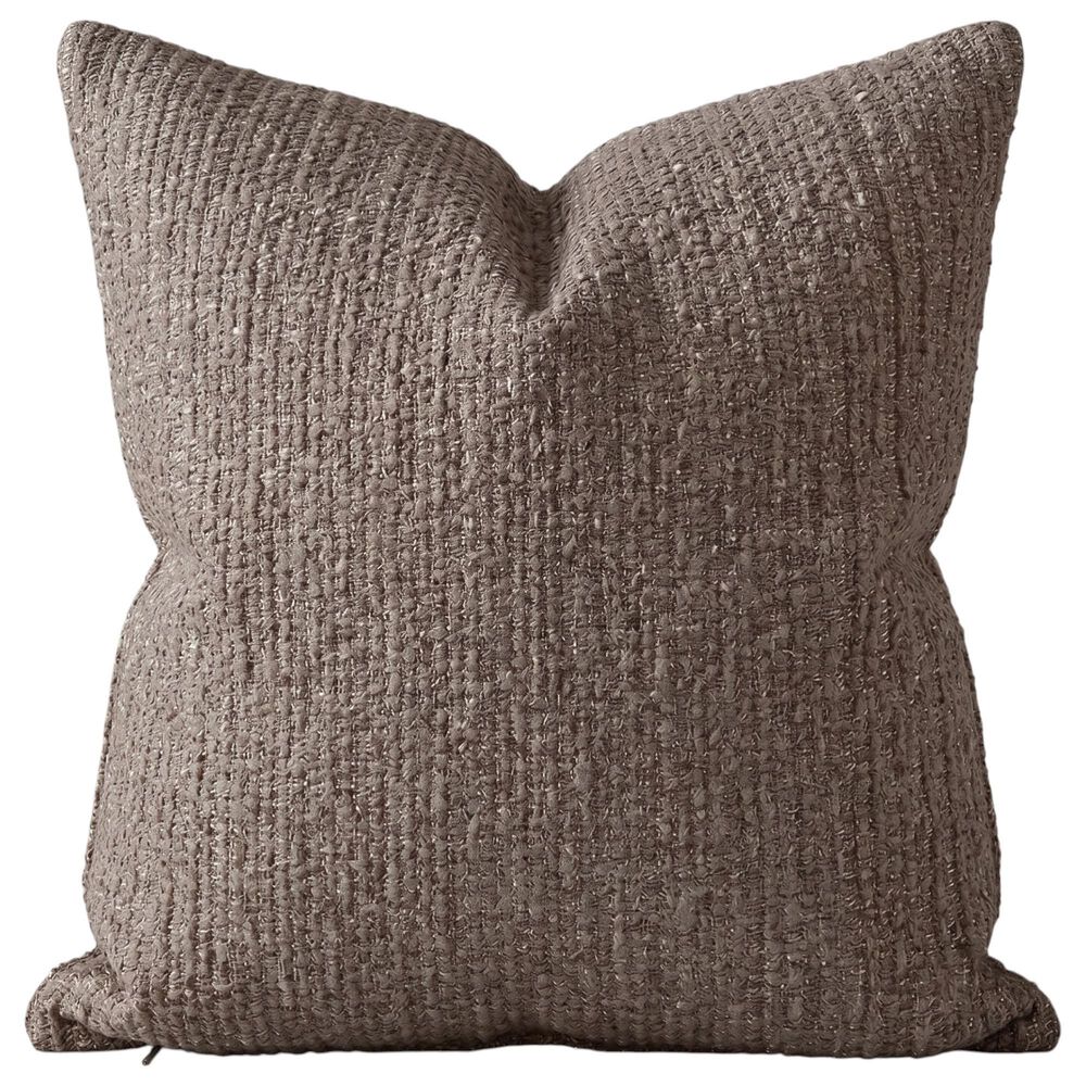 Valdese Weavers Kota 20" Square Throw Pillow in Zinc, , large