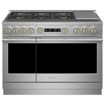 Monogram 48" All Gas Professional Range with 6 Burners and Griddle in Stainless Steel, , large