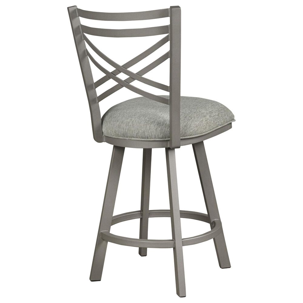 Delaware Dining Rebecca Swivel Counter Stool in Nickel, , large