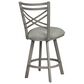 Delaware Dining Rebecca Swivel Counter Stool in Nickel, , large