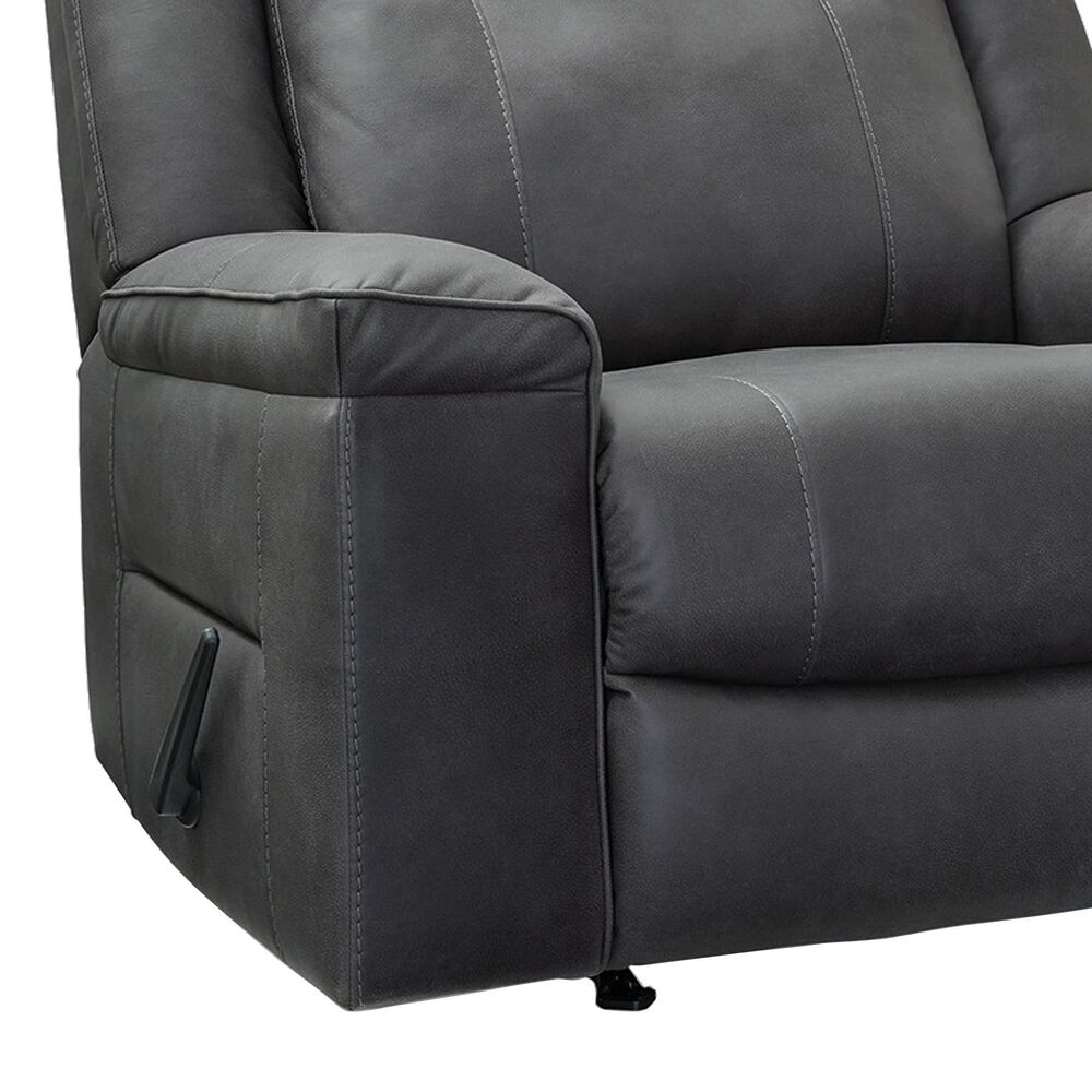 Ashley Status Check Manual Rocker Recliner in Shadow, , large