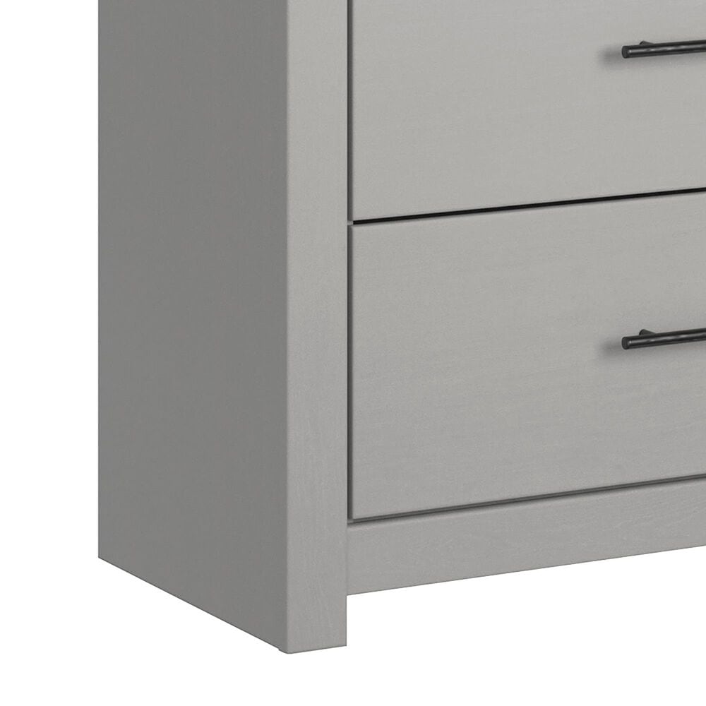 Ashley Cottonburg 4 Drawer Chest in Light Gray and White, , large